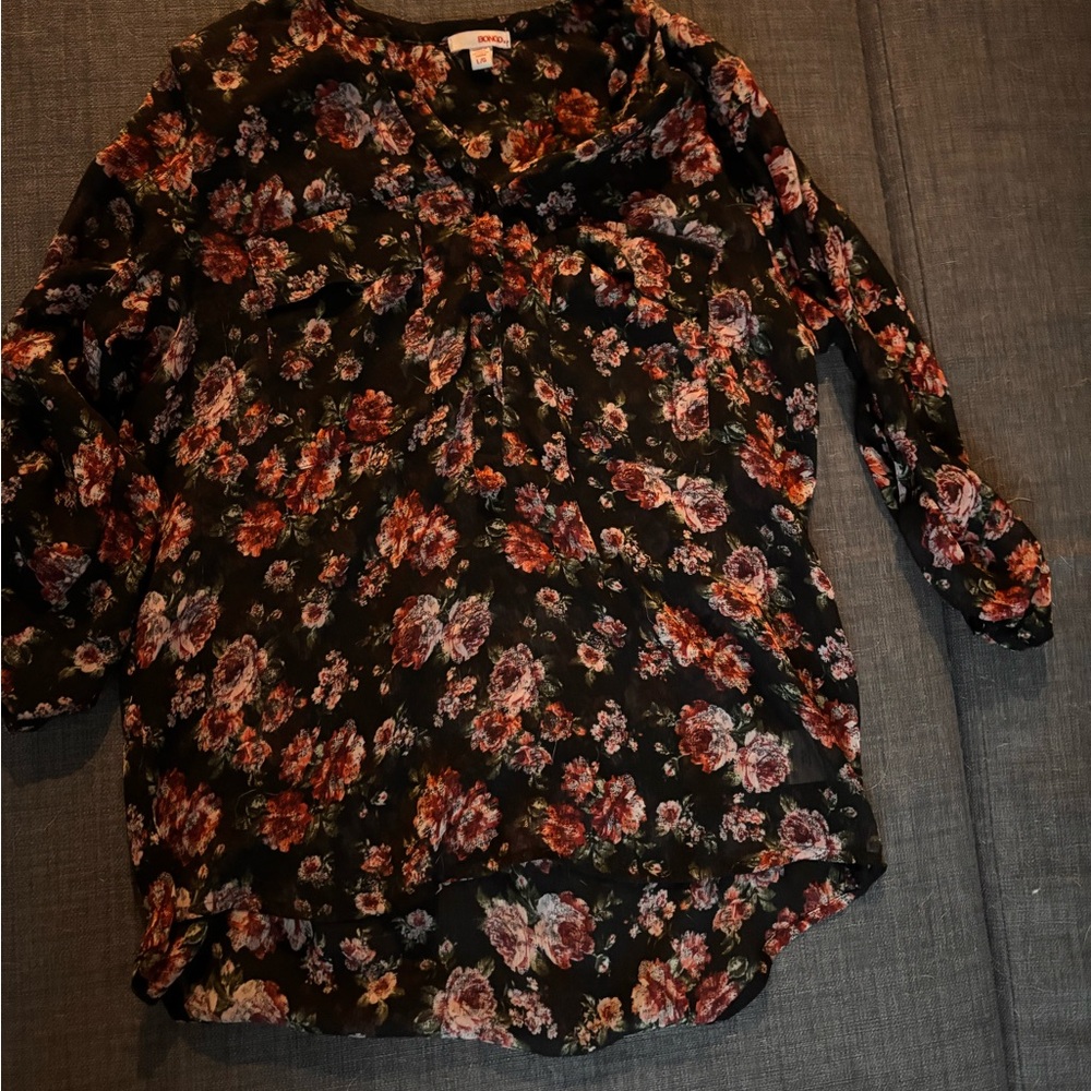Floral Long Sleeve Blouse